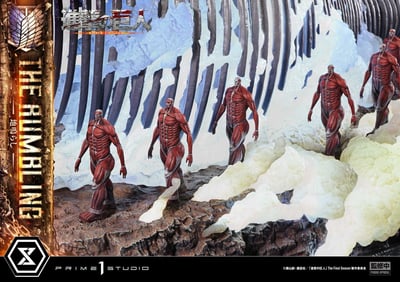 【售罄展示追加請私訊客服@toystationtw】進擊的巨人 雙版本 地鳴雕像 X Prime 1 Statue10