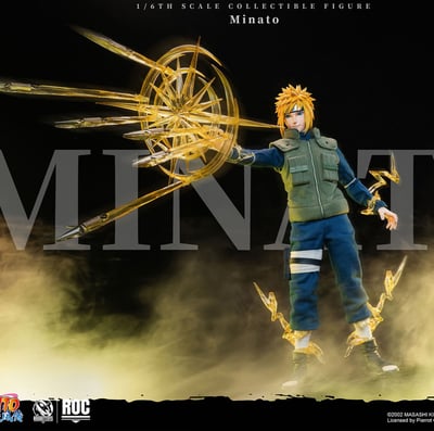 【售罄展示追加請私訊客服@toystationtw】《火影忍者 疾風傳》黃色閃光Ver. 1/6可動人偶-波風水門 X Rocket Toys 正版授權1