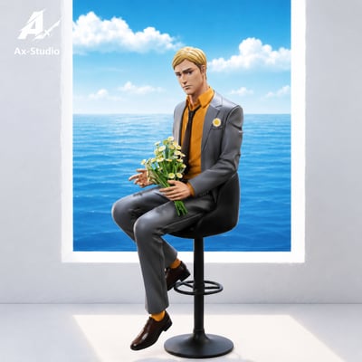 【預購】進擊的巨人 椅子系列第二彈 團長艾爾文 X AA+AX工作室1