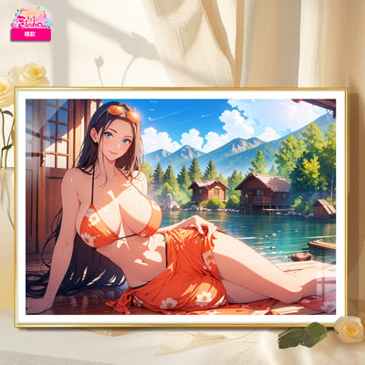 【預購】海賊王 異域風情 微微 8k橫款超大高清裝飾畫 X 阿喵畫社3