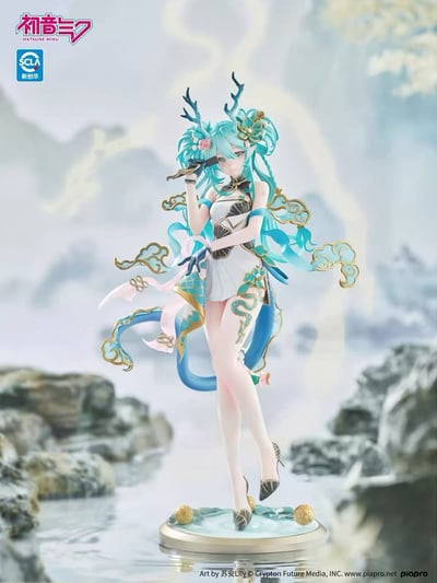 【售罄展示追加請私訊客服@toystationtw】初音未來 青龍Ver. X 海洋堂2