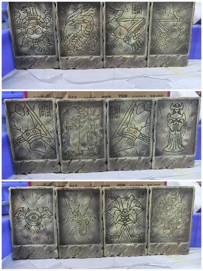 【售罄展示追加請私訊客服@toystationtw】遊戲王 石板合集第一彈 古代石板 X 神官工作室2