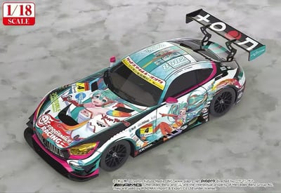 【售罄展示追加請私訊客服@toystationtw】Good Smile 初音未來 AMG 開幕戰痛車 車模 Ver. 再版 X GSC2