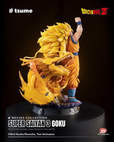 【售罄展示追加請私訊客服@toystationtw】七龍珠 Super Saiyan 3 Goku - Movies Collection 超級賽亞人3 悟空 X Tsume 正版授權7