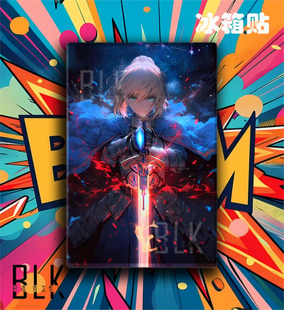 【預購】Fate/stay《夜空saber》裝飾畫&冰箱貼 X 巴洛克工作室3