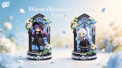 【預購】葬送的芙莉蓮 Q版黑白洛麗塔 芙莉蓮&菲倫 X 啟晨工作室3