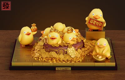 【預購】宮崎駿 招財大鳥神擺件 X 發工作室2