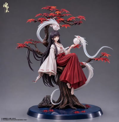 【預購】犬夜叉 棲於靈樹的巫女-桔梗1/7完成品手辦 X 魂玉1