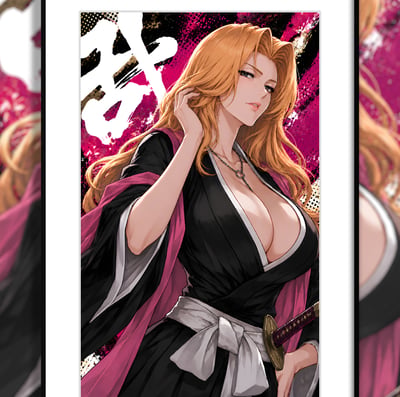 【預購】死神《松本亂菊》動漫裝飾畫 X H2工作室1