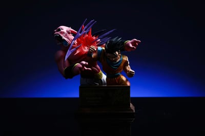 【售罄展示追加請私訊客服@toystationtw】七龍珠 半身對戰系列001 神秘悟飯vs魔人布歐 X WarXjackie5