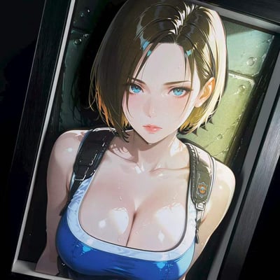 【預購】惡靈古堡 Jill Valentine 吉爾瓦倫蒂安 立體裝飾畫 X B&W4