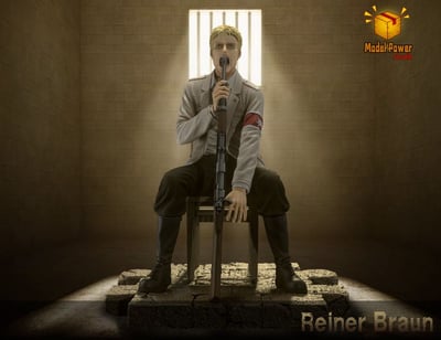 【現貨秒發】進擊的巨人 私定系列第9彈 萊納吞槍名場面 X Model Power1