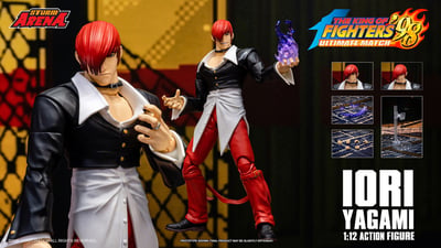 【售罄展示追加請私訊客服@toystationtw】拳皇98UM IORI YAGAMI 八神庵 KFSA04 X Storm Collectibles20