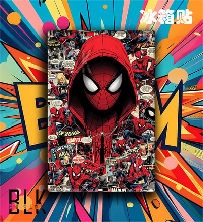 【預購】Marvel漫威《潮派蜘蛛俠》動漫裝飾畫&冰箱貼 X 巴洛克工作室3