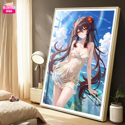 【預購】原神 海風吹吹 胡桃 8k主題超清裝飾畫 X 阿喵畫社2