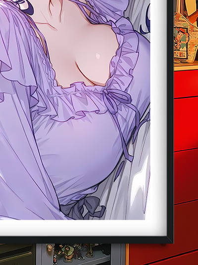 【預購】原神《側躺雷電》動漫裝飾畫&冰箱貼 X 巴洛克工作室5
