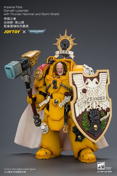 【預購】帝國之拳 戰錘40k系列 JT04896 達納斯·萊山德 X JOYTOY4