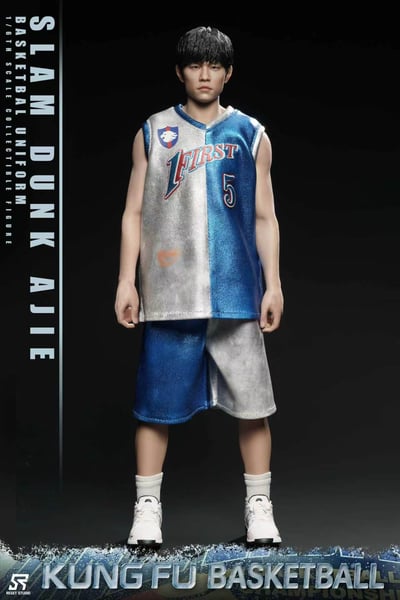 【預購】功夫灌籃 收藏級可動人偶手辦 阿傑【可動眼】X Reset-Studio15