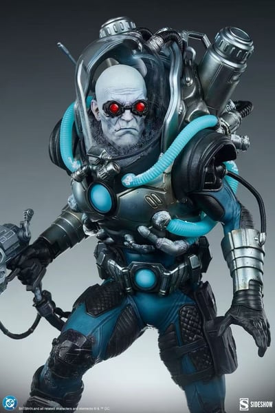 【售罄展示追加請私訊客服@toystationtw】Mr. Freeze 急凍先生 雕像 300930 X Sideshow9