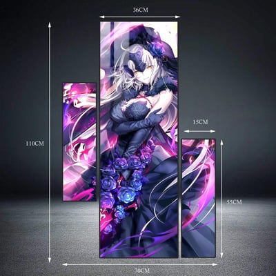 【預購】FGO 花嫁 婚紗黑貞德三宮格 X 阿喵畫社4