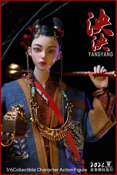 【售罄展示追加請私訊客服@toystationtw】時空少女系列 可動人偶 1/6長公主泱泱 TSG001 X 反骨模玩7