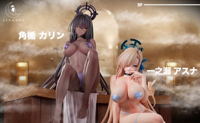 【預購】碧藍檔案 桑拿共鳴 明日奈&花凜 X 淩月工作室5