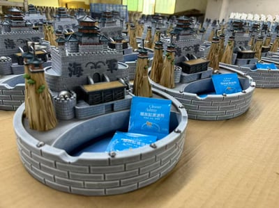 【預購】海賊王 馬林福特海軍本部創意擺件-煙灰缸 X 可藝模玩6