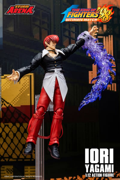 【售罄展示追加請私訊客服@toystationtw】拳皇98UM IORI YAGAMI 八神庵 KFSA04 X Storm Collectibles13