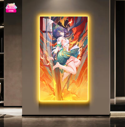 【預購】崩壞：星穹鐵道 焚天燼火 雲璃燈帶畫 X 阿喵畫社2