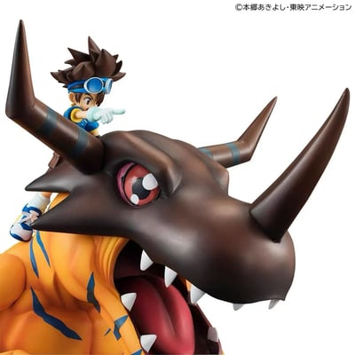【售罄展示追加請私訊客服@toystationtw】數碼寶貝 暴龍獸&八神太一 (再版) X MegaHouse8