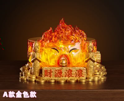 【預購】宮崎駿 招財系列 雙版本 招財托盤卡西法 X WAWA-Studio2