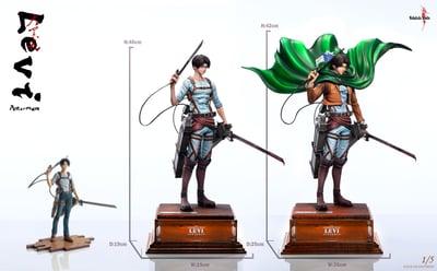 【預購】進擊的巨人 1/5藝術館系列 雙版本 里維-兵長 X Mahakala大黑天2