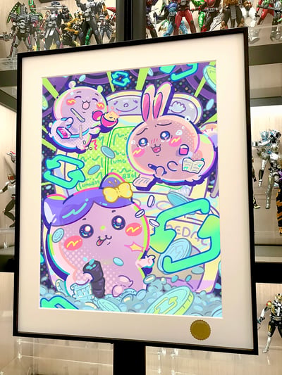 【預購】《賽博吉伊卡哇》動漫裝飾畫 X 星空工作室2
