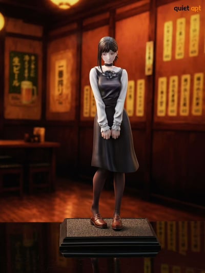 【售罄展示追加請私訊客服@toystationtw】鏈鋸人 惡魔獵人 東山小紅 X QuietArt2
