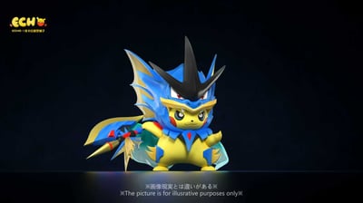 【預購】寶可夢 mega暴鯉龍皮卡丘 X ECHO皮卡丘模型鋪子（皮模鋪）3
