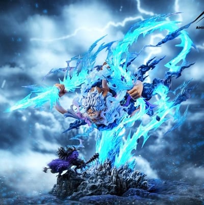 【補款】海賊王 全球首款五檔魯夫 燈效+音效收藏雕像 X ANIKINGDOM ＆集美殿堂 正版授權1