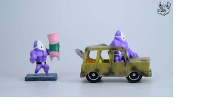 【預購】紫色恐怖 狂扁小朋友 X NIUZI牛子6