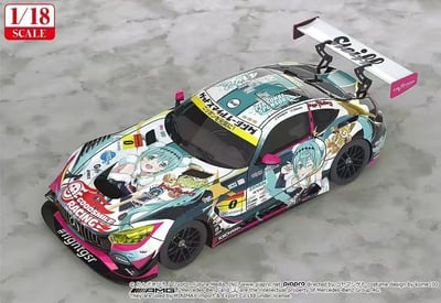 【售罄展示追加請私訊客服@toystationtw】Good Smile 初音未來 AMG 開幕戰痛車 車模 Ver. 再版 X GSC2