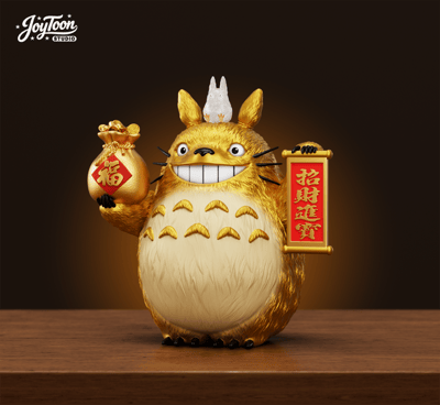 【補款】宮崎駿 限量潮玩GK手辦 擺件禮物 招財黃金龍貓 X JoyToon-Studio3