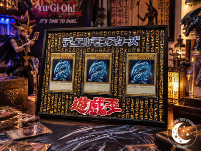 【預購】遊戲王《三青眼白龍冰箱貼創意畫》X 星空工作室3
