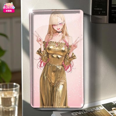 【預購】戀上換裝娃娃 金色禮服 喜多川大豎款 X 阿喵畫社2
