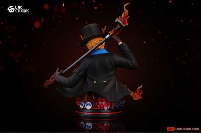 【預購】海賊王 桌擺件胸像 SABO薩博 X UNO工作室4