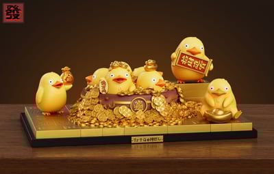 【預購】宮崎駿 招財大鳥神擺件 X 發工作室4