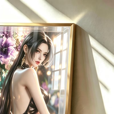 【預購】海賊王 絕色天香 魅影女帝-漢考克 裝飾畫 X 阿喵畫社2