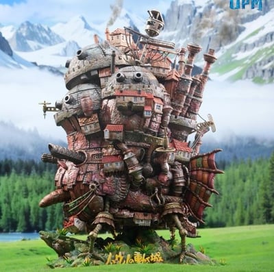 【現貨秒發】宮崎駿 桌面場景系列009 霍爾的移動城堡 行走的城堡 X OPM-Studio1