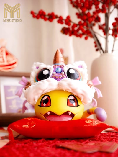 【預購】數碼寶貝 新春款系列 喵喵獸&滾球 X MINE圖鑒補全工作室3