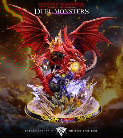 【預購】《遊戲王》畢業級收藏雕像001 天空龍 X Deadman工作室3