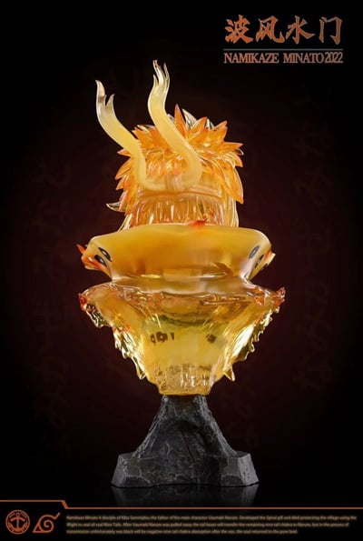 【現貨秒發】火影忍者 胸像系列—父子傳承 九尾化外衣漩渦鳴人&六道鳴人 X 巨浪模玩5