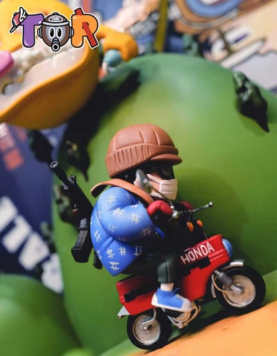 【售罄展示追加請私訊客服@toystationtw】七龍珠 鳥山明系列006 騎車鳥山明 X TOR-Studio2