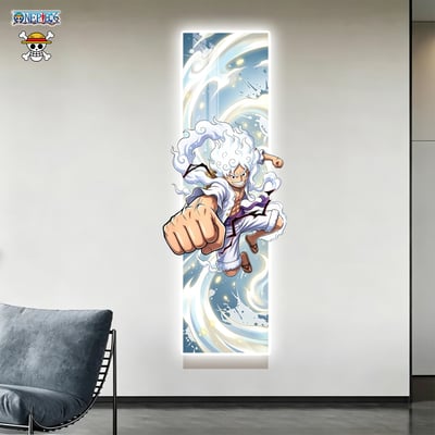【預購】裸眼3D五檔魯夫 燈帶畫 X 阿喵畫社1